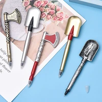 1 piece personality axe shovel tools korean stationery creative ballpoint pens quality pen caneta writing pen