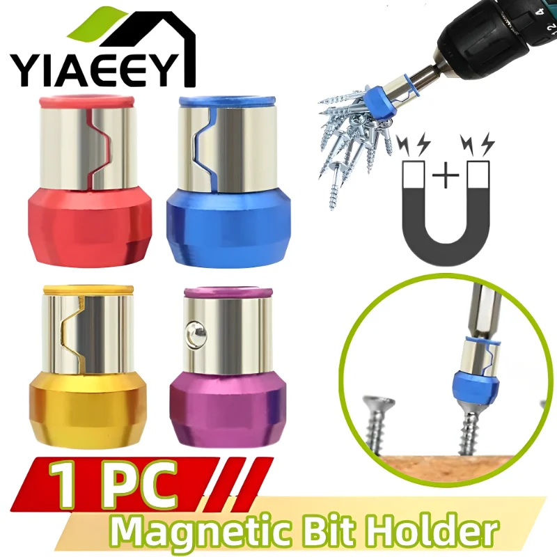 

Magnetic Bit Holder Alloy Electric Magnetic Ring Screwdriver Bit Head Holder Anti-Corrosion Strong Magnetizer for Phillip Bit