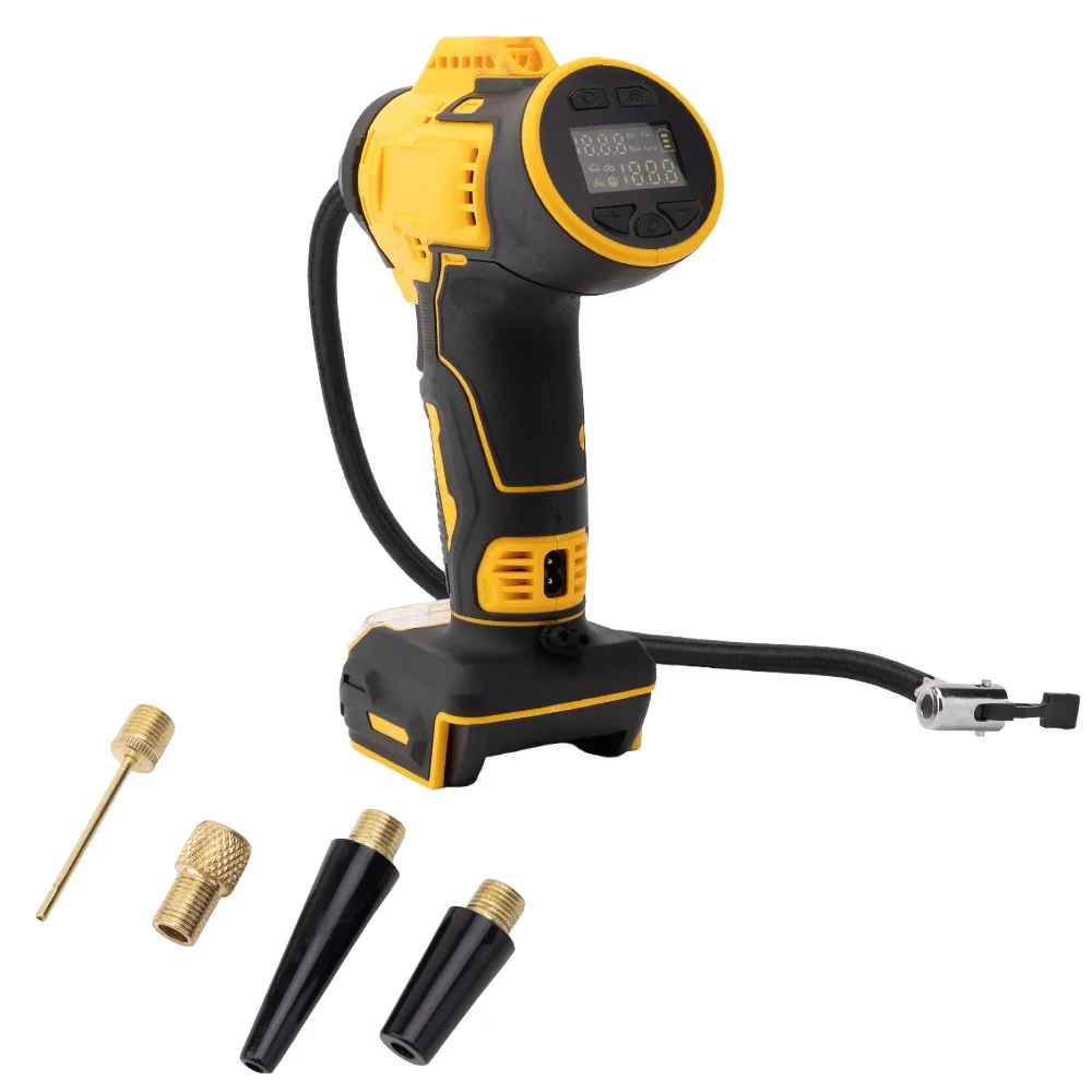 

Cordless Tire Inflator Air Compressor for Dewalt 20V Max Battery 160PSI Handheld Air Pump with Digital Pressure Gauge(Bare Tool)
