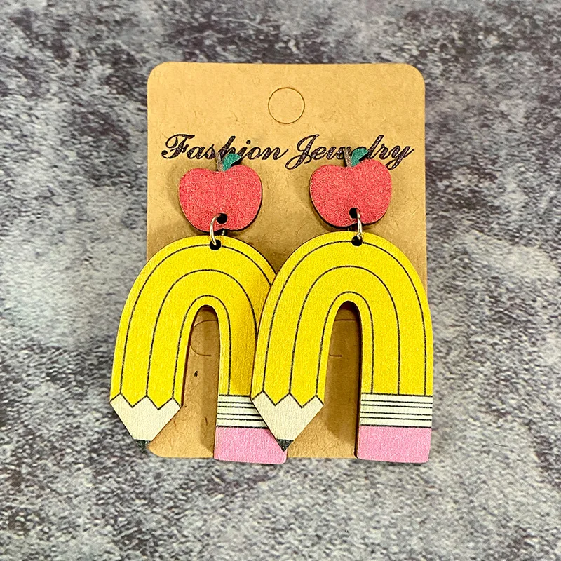 Подарок на День учителя карандаш с леопардовым принтом школьная комната учить