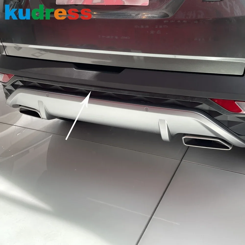 Накладка на задний бампер из углеродного волокна для Hyundai Tucson NX4 2021 2022 2023 2024