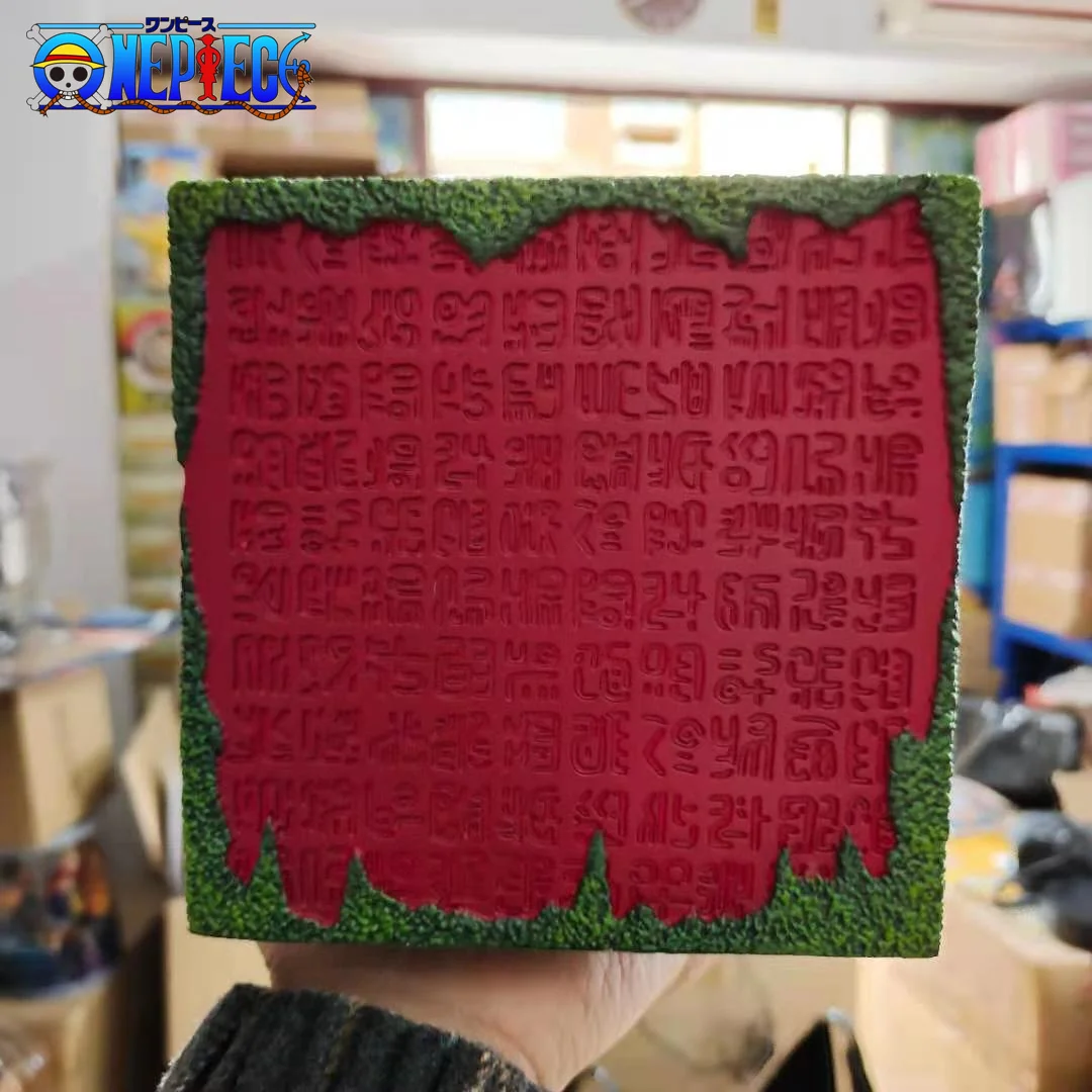 

14cm Anime One Piece Gk 7stars Red Stone Resin Hand-made Statue Pvc Model Ornament Toys Desktop Ornaments Gift For Boys GirlsA