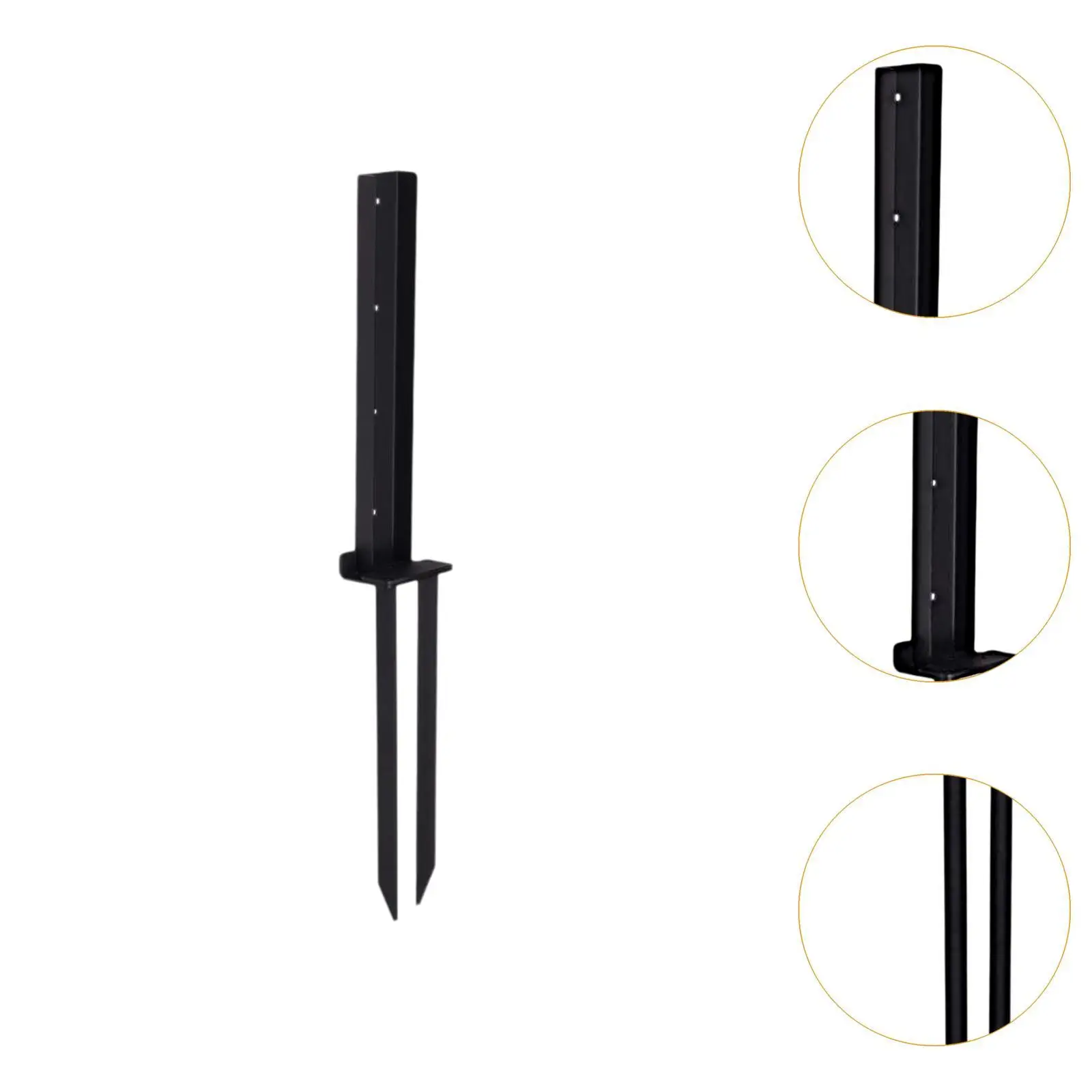 4x якорь для столба забора ремонт грунтовых шипов наклонный утолщенный