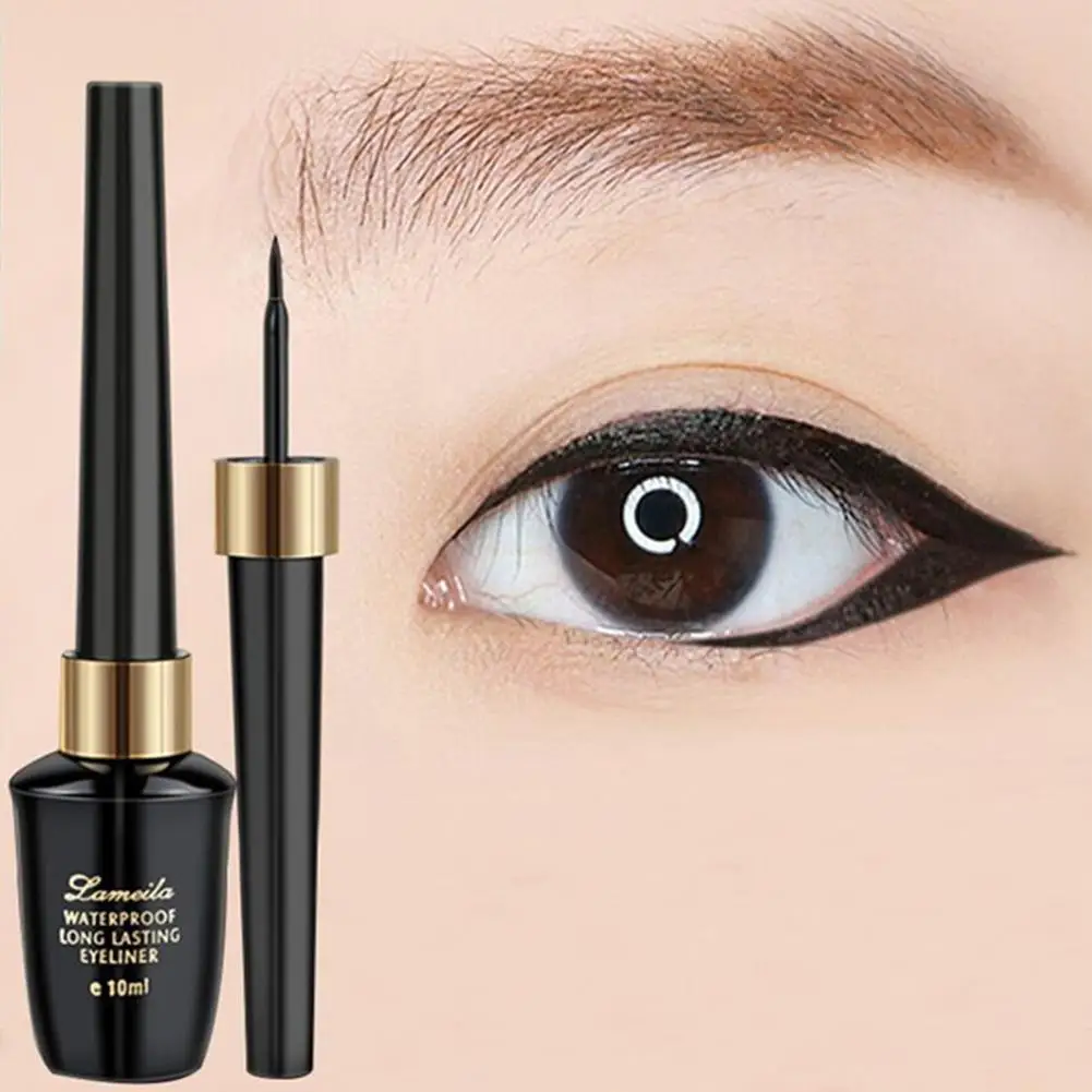 

10ml Waterproof Liquid Eyeliner Glue Pen Eyeliner Quick-drying, Non-smudge Eye Makeup Sweat-proof, L9A9