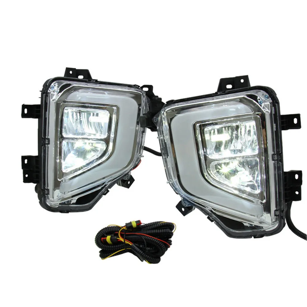 Светодиодные противотуманные фары для Mitsubishi Triton L200 2019 2020 крышка противотуманной
