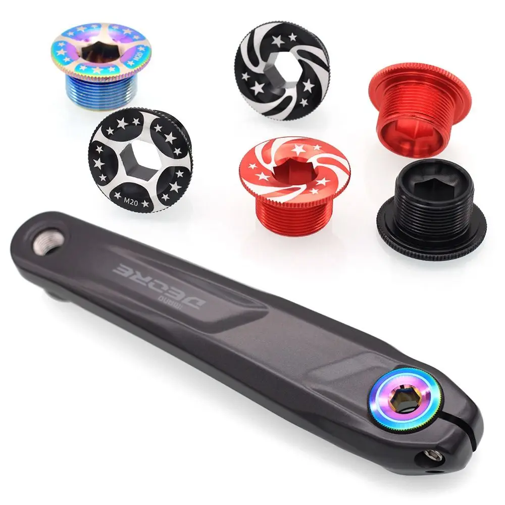 Нижний Кронштейн коленчатый вал Крышка Велосипеда фоторемень винт для