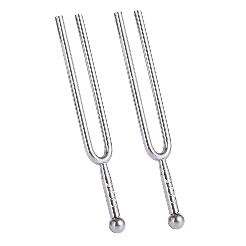 

2X 440Hz A Tone Stainless Steel Tuning Fork Tuner Tunning Musical Instrument Gift