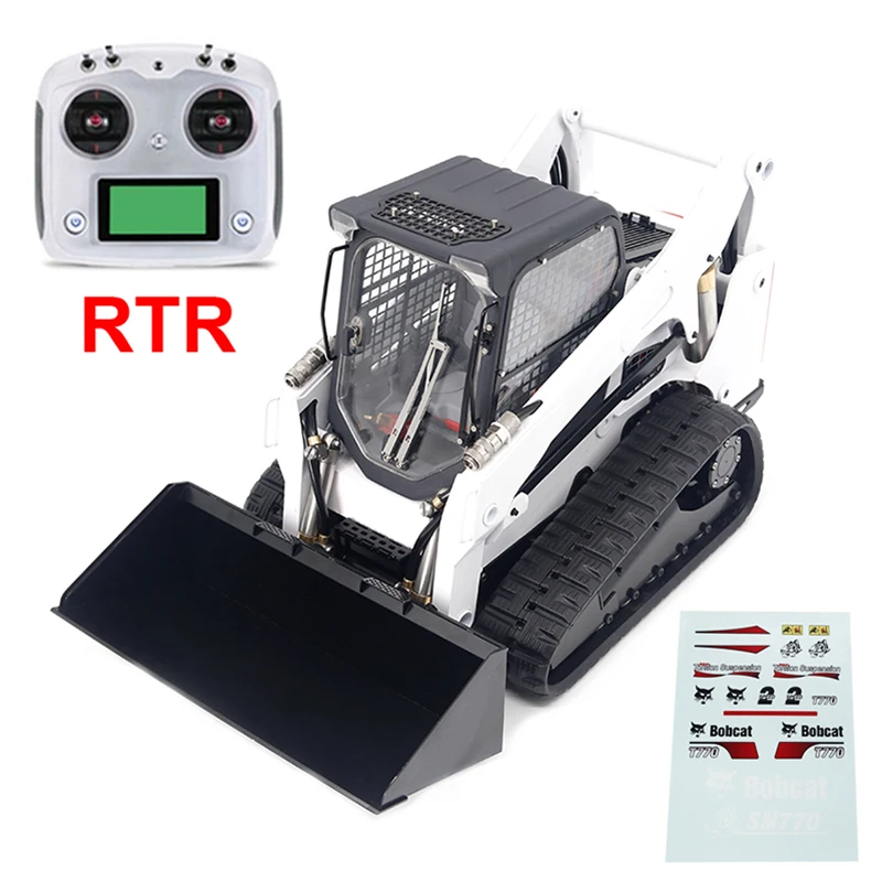 Модель строительной техники RC Skid Steer Loader игрушка на дистанционном управлении 1/14 RTR Tracked Bobcat Construction Vehicle Model SM770.