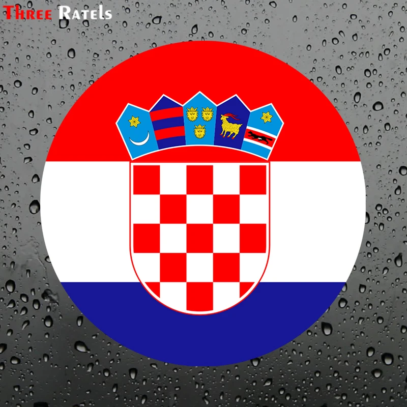 

Наклейка Three Ratels TZ-1799 #15x15 см с флагом Хорватии