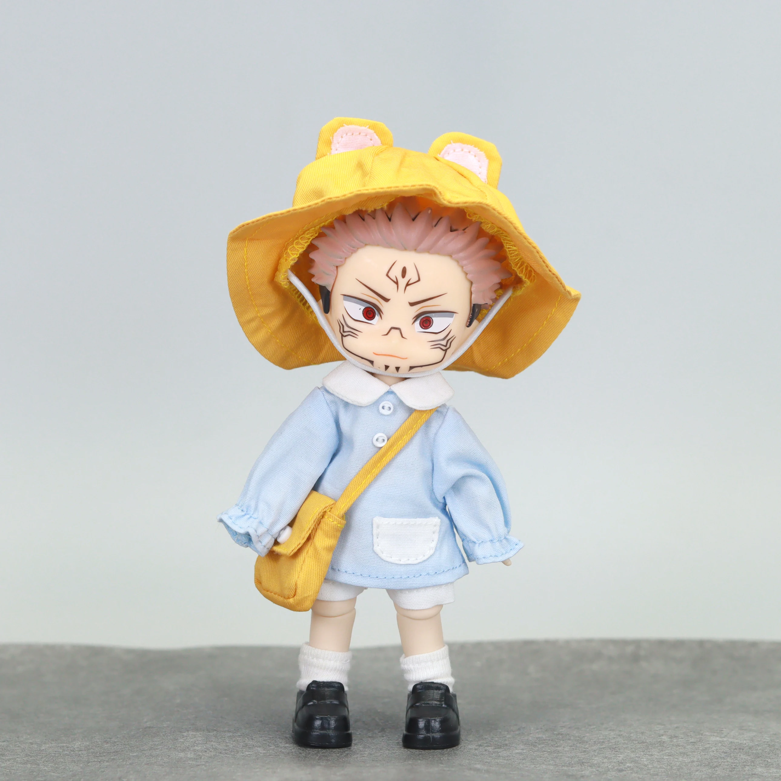 Фото 10 см Jujutsu Kaisen Ob11 Аниме Фигурка Geto Suguru Gojo Satoru Itadori Yuji 1/12 Joint Doll Игрушка Декоративные Рождественские Подарки №4
