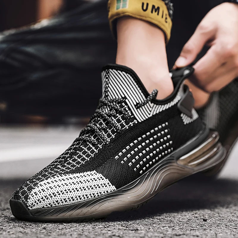 New Men Casual Running Shoe Professional Designer Lightweight Mesh Sneakers Outdoor Walking Tenis Shoes men Air Cushion Sneakers