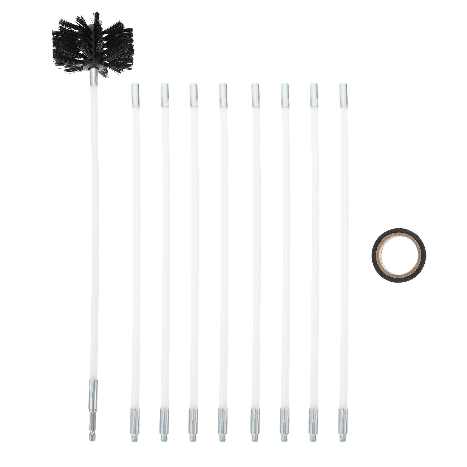 

1 Set Chimney Brush Durable Sturdy Prime Tool Cleaner Brush for Chimney Dryer Vent