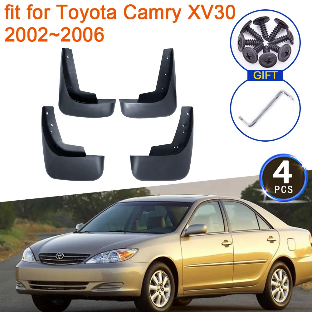 4x for Toyota Camry XV30 XV 30 30 2002 2003 2004 2005 2006 Mud Flaps Splash Guards Flap Mudguards Fender Front Wheel Accessories