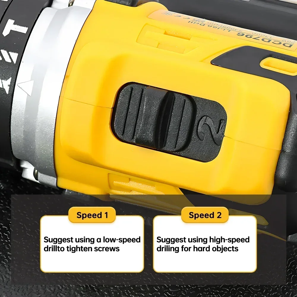Dewalt DCD796 Аккумуляторная бесщеточная ударная дрель Бесщеточная