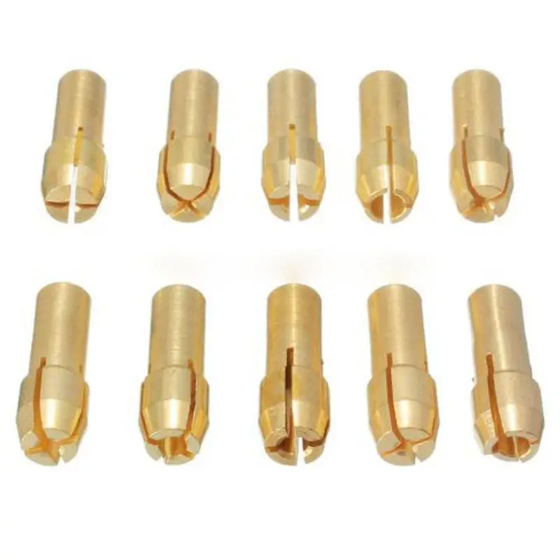 

10pcs brass drill chuck set collet chuck set chuck 0.5-3.2mm