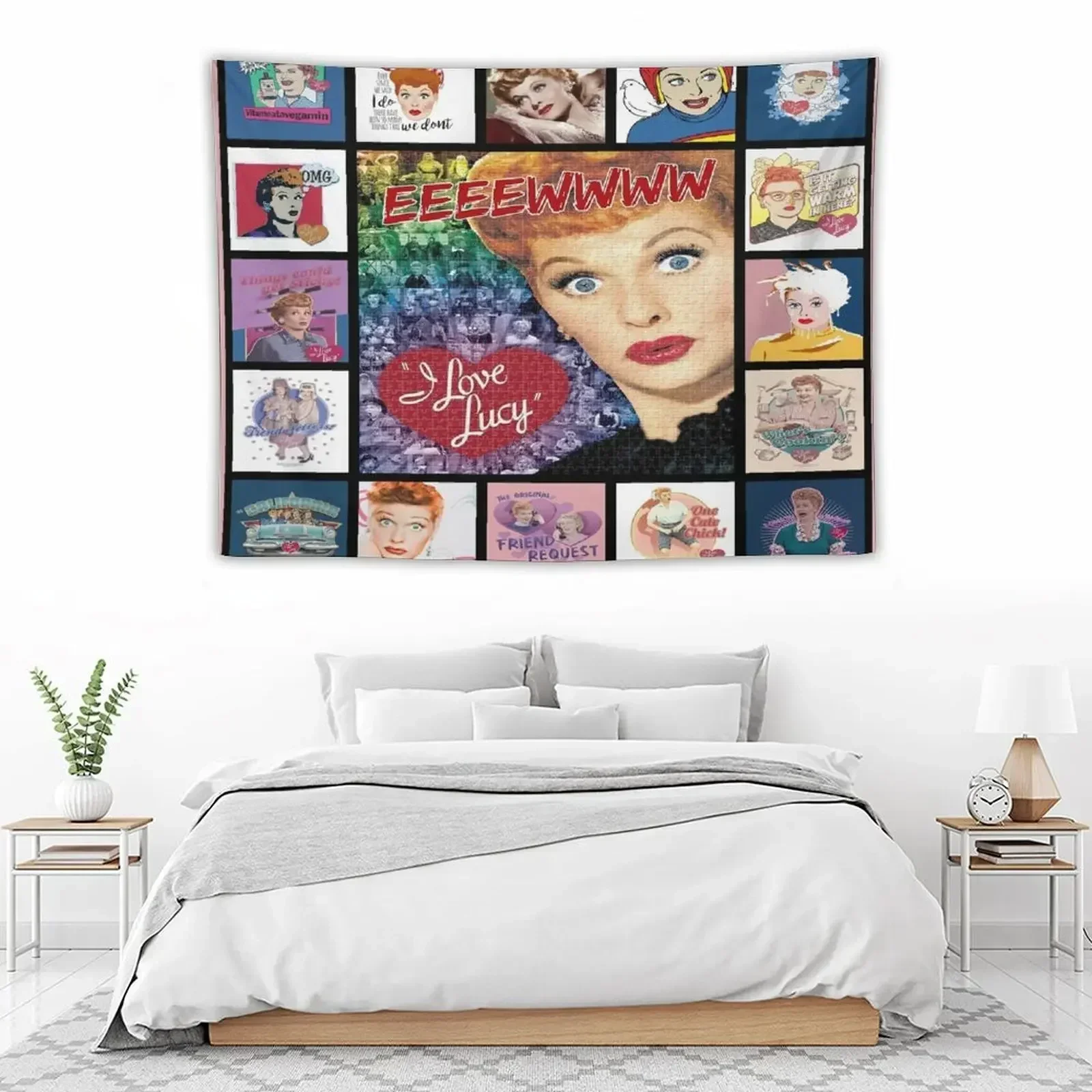 ADU I Love Luk cy Ver 3 гобелен эстетическое украшение комнаты декор для ванной украшения