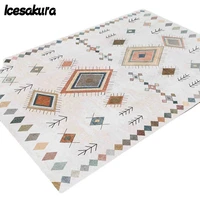 nordic ins style living room carpet coffee table blanket mat modern minimalist moroccan bedroom floor mat can be washed