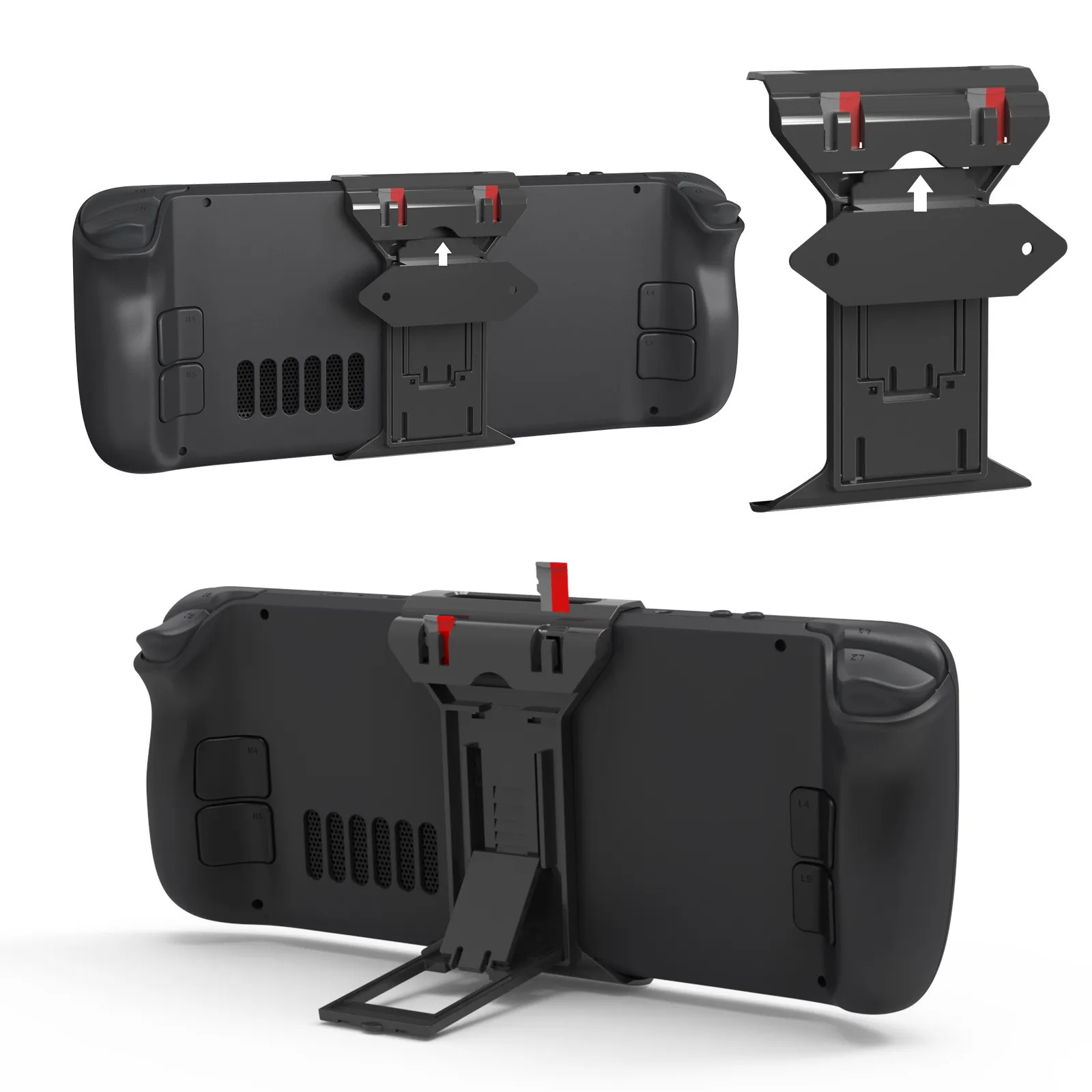 

For Steam Deck Portable Desktop Bracket Wall Mounted Storage Bracket Can Store TF Memory Card