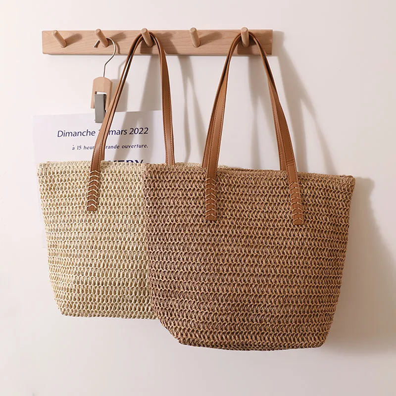 

Get Beach-Ready with Our Stylish Straw Tote Bag
