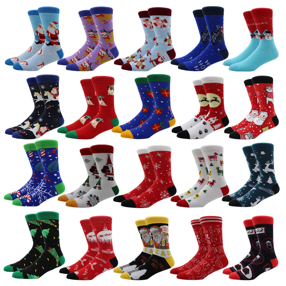 

Оптовая продажа, мужские носки с изображением снеговика, Рождества, для улицы, для спорта, Длинные мужские и женские носки