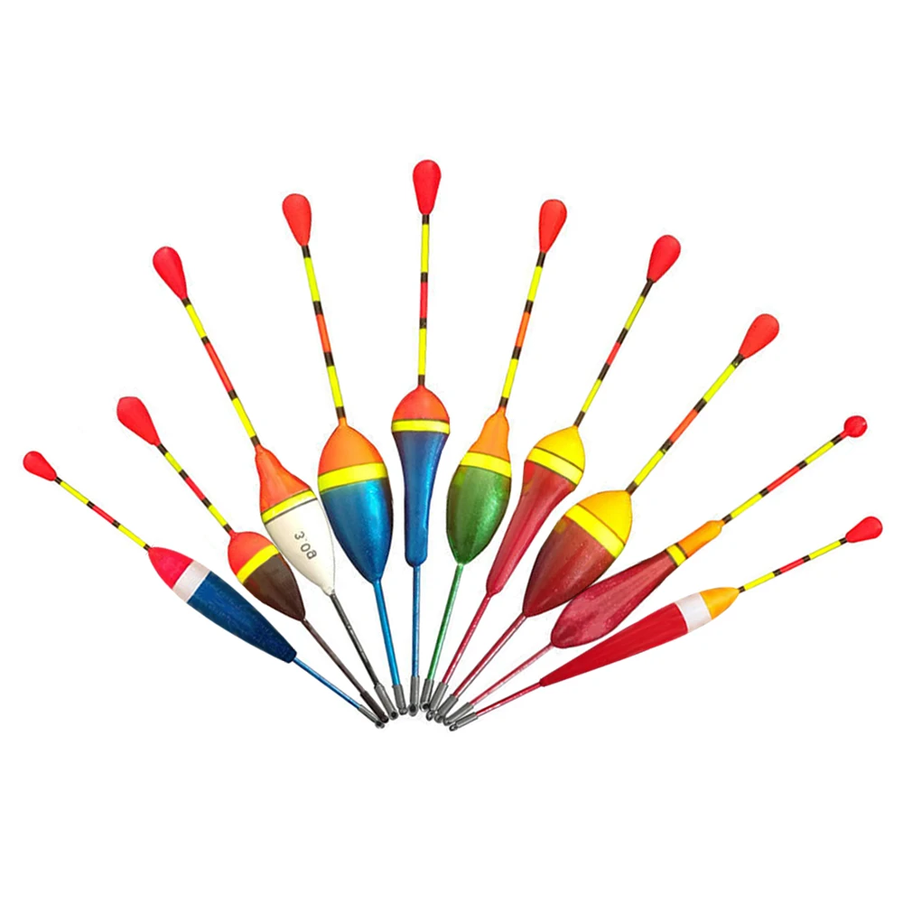 Fishing Floats Set Buoy Bobber Fishing Light Stick Floats Fluctuate Mix Size Color float buoy For Fishing Accessories