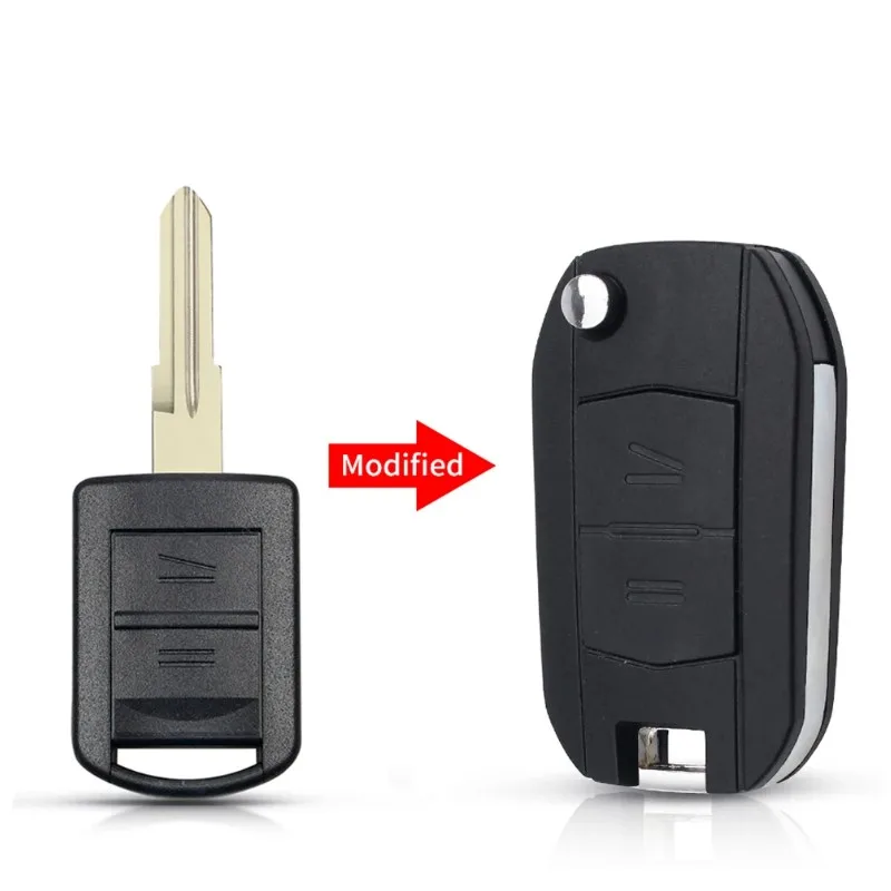 

2-кнопочный удаленный автомобильный ключ для Vauxhall для Opel Corsa d C Combo Tigra Meriva Agila Moldified, автомобильные комплекты кузова, автомобильные аксессуары