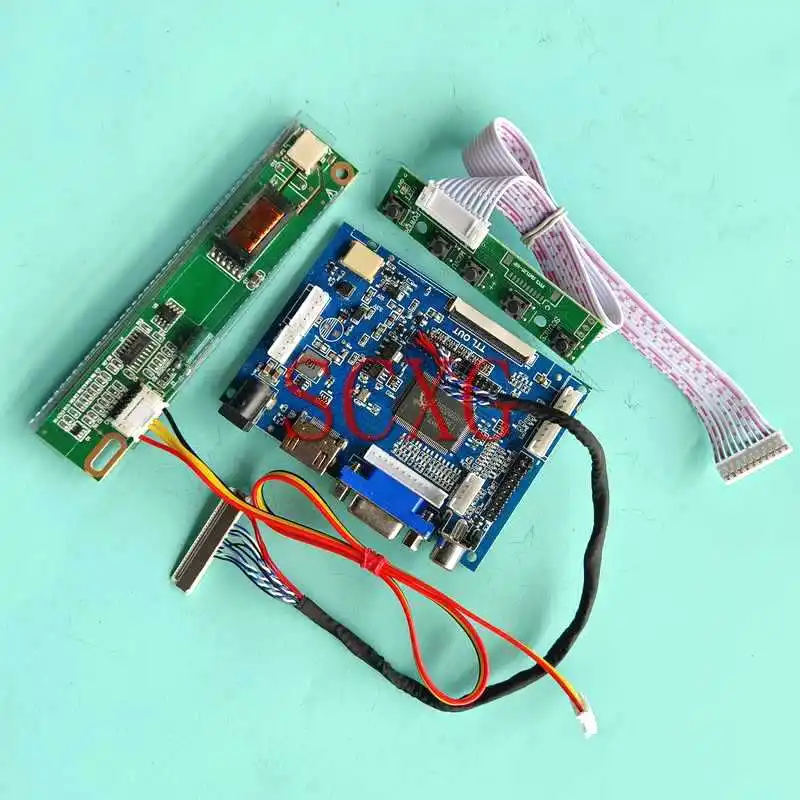 

LED LCD Display Matrix Controller Board Fit LP154W01-A1/A3K1/A5K2 HDMI-Compatible AV VGA 30Pin LVDS 15.4" 1CCFL DIY Kit 1280*800