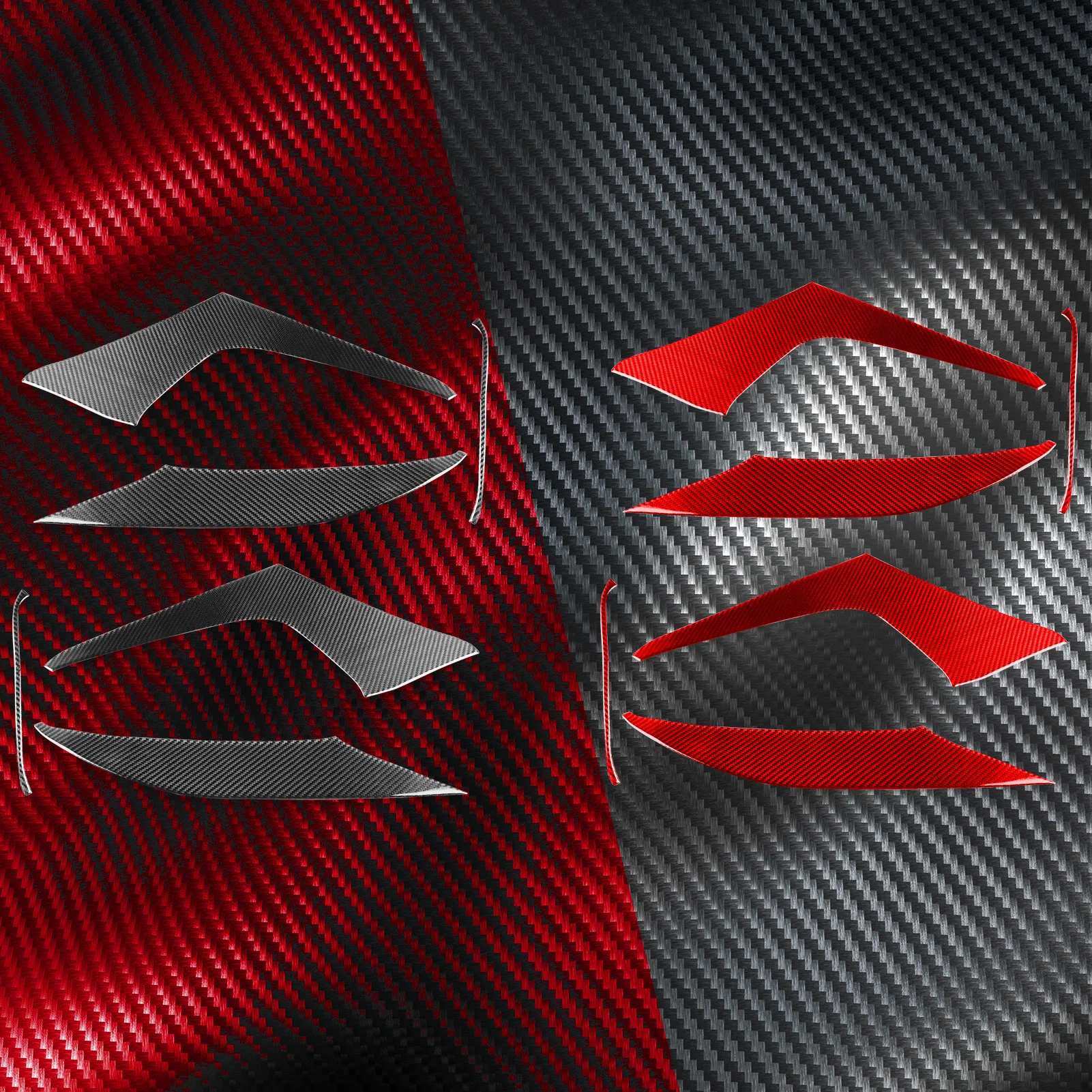 Для BMW 4 серии G22 G23 G26 2021-2024 углеродное волокно украшение на передний бампер