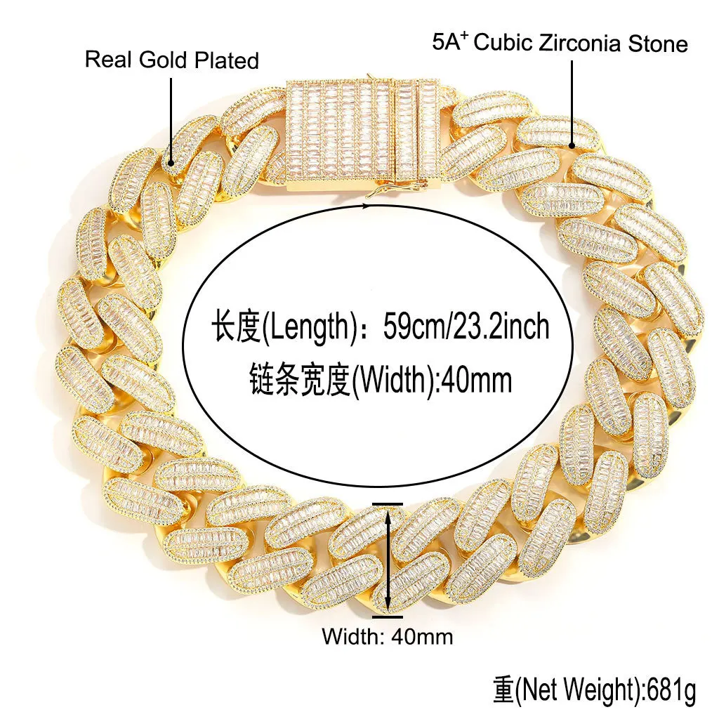 Цепочка KNRIQUEN Тибетское серебро 40 мм