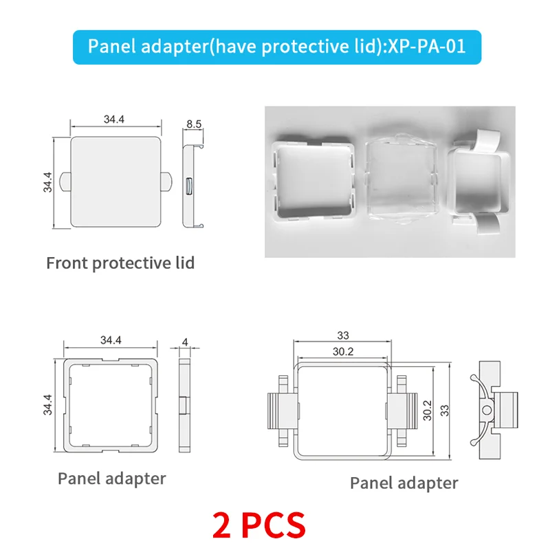 Монтажный кронштейн для вакуумного датчика отрицательного давления, аксессуары для пневматического датчика, Защитная крышка для установки маски