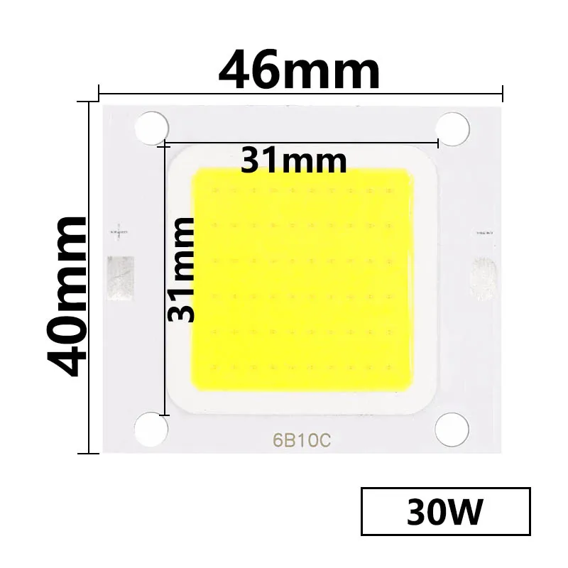 

Светодиодный COB чип BING&SEN, 10-100 Вт, холодный белый