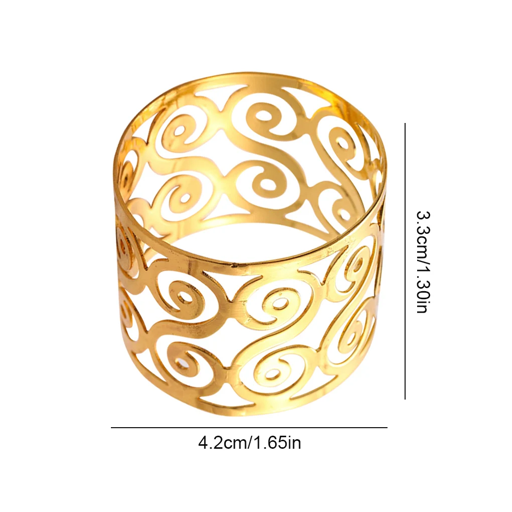 

12 шт сумки Кольца для салфеток железные S формы пряжки для салфеток полые декоративные пряжки для полотенец для вечерние свадьбы