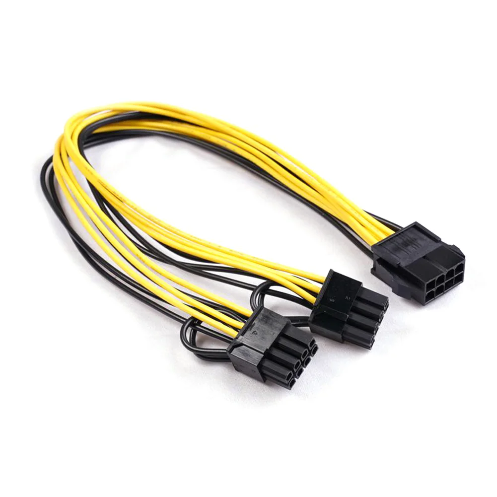 

6/10 шт., 8-контактный разъем на два 8-контактного (6 + 2) Штекерный Графический кабель, шнуры питания материнской платы, PCI Express, инструменты для ма...