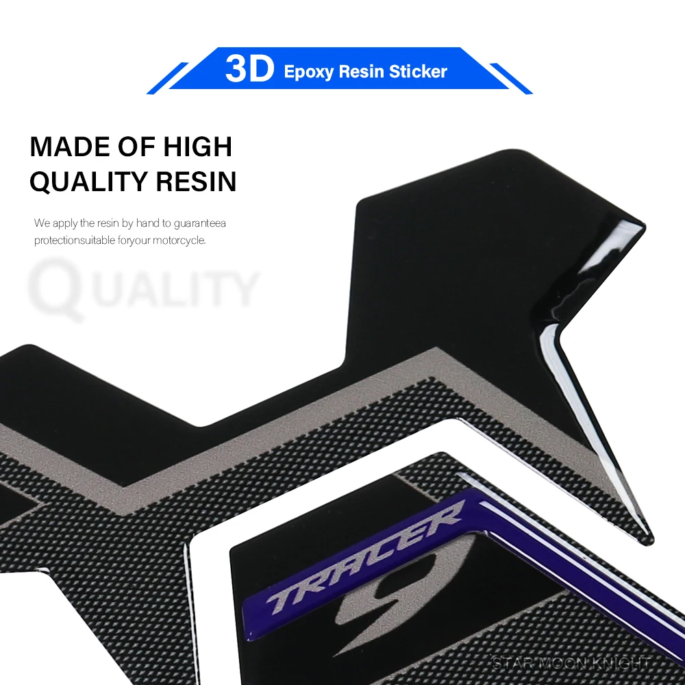 Наклейка 3D из эпоксидной смолы наклейка для Yamaha Tracer 9 GT 9GT Tracer9 2021 аксессуары