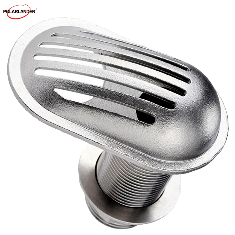 

Stainless Steel 316 Fitting Rowing Boats Accessories Yacht With Intake Strainer Marine Grade Thru Hull Inlet