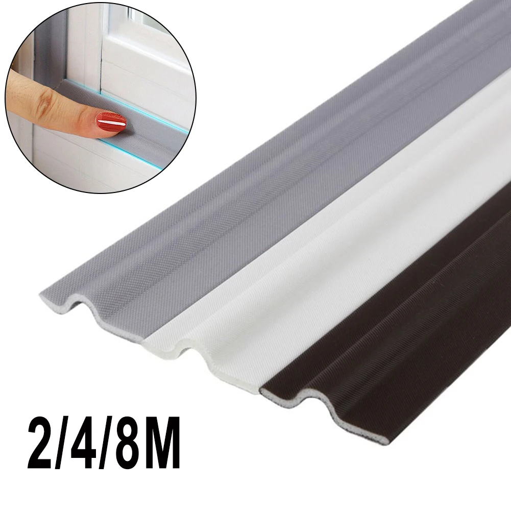 

Balcony Bedroom Sealing Strip Sealing 2-8m Adhesive Anti-collision Door Form Home PU Preventing Wind Self Sound Stripping