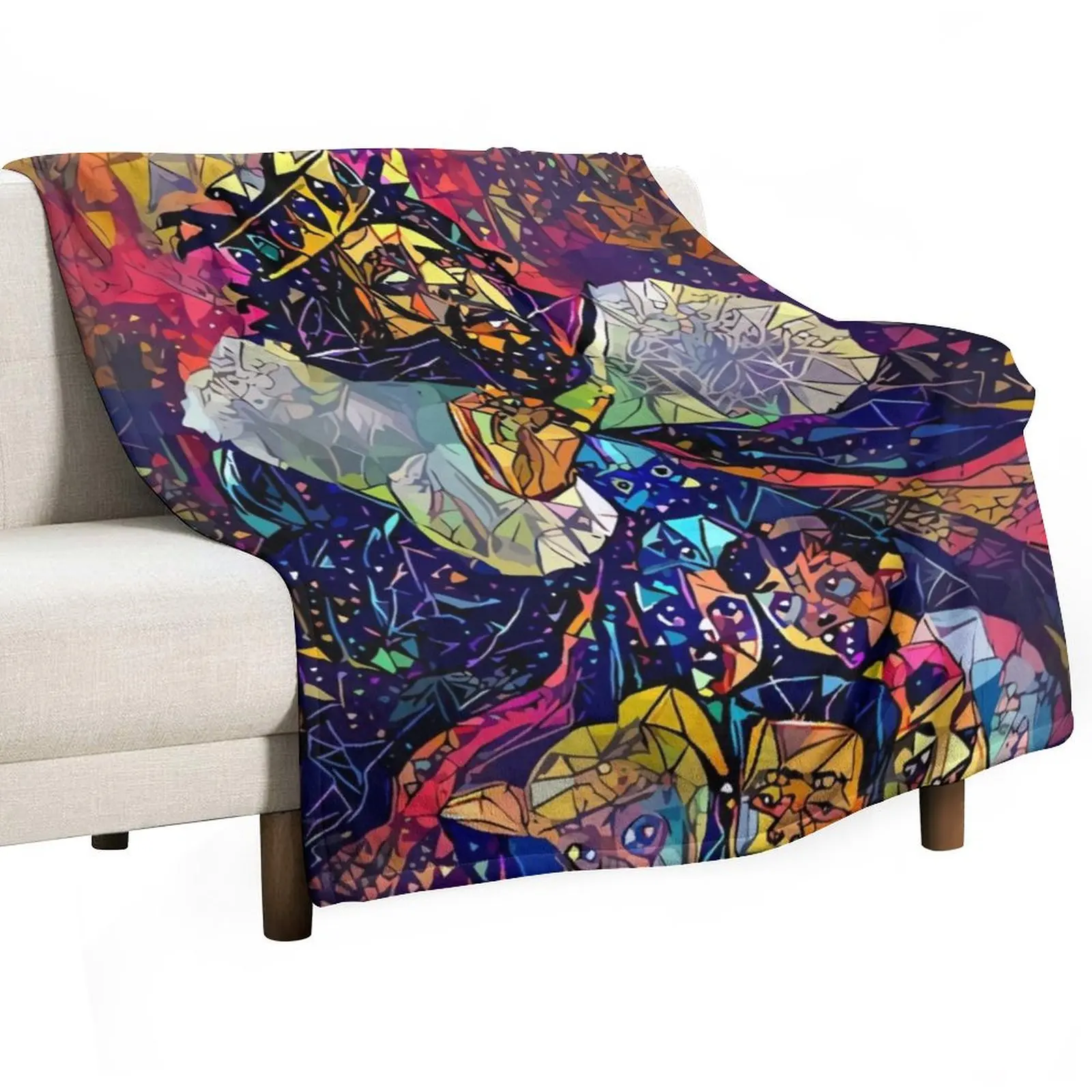 Абстрактное одеяло KOD для малышей одеяла кровати мягкие идеи подарков на День
