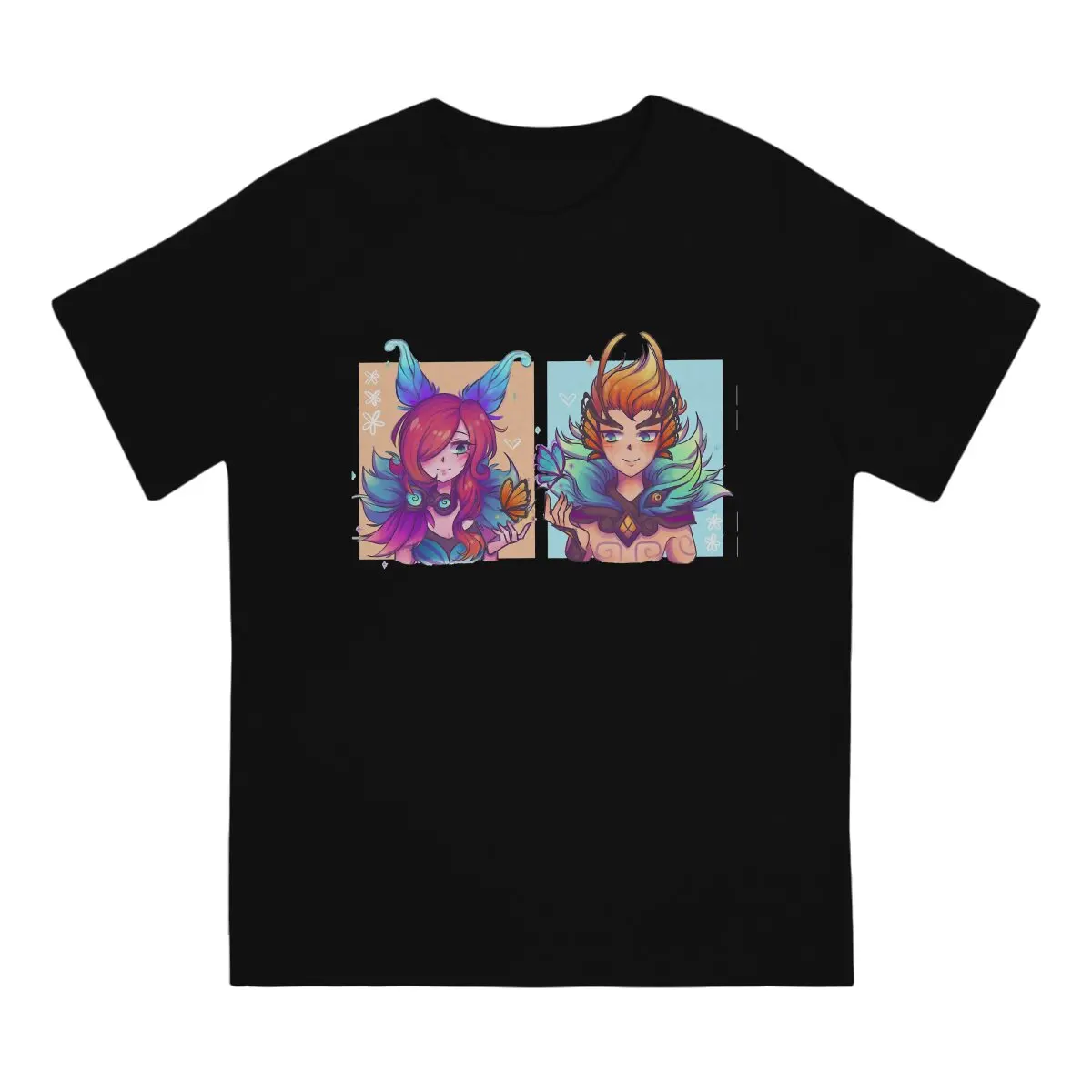 League of Legends Game Elderwood Rakan Xayah футболка Homme мужская одежда Blusas из полиэстера для мужчин