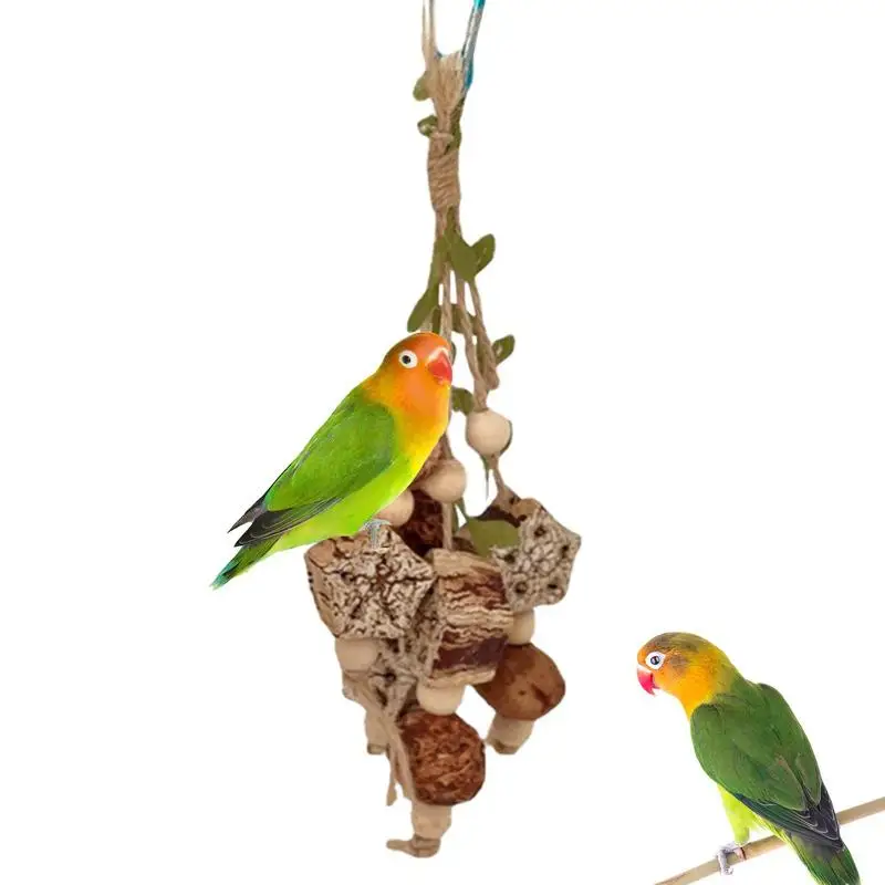 

Chewing Toys For Large Bird Colorful Hangings Parrot Bird Molar Toy Chewing Toys For Small Parakeet Cockatiel Conures Finches