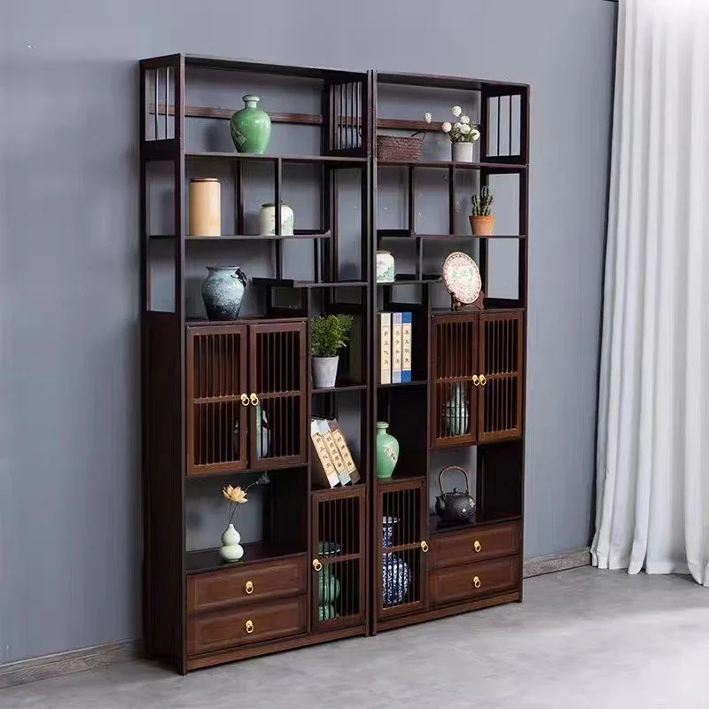 Шкаф для гостиной из массива дерева высокий шкаф хранения офиса аркадная мебель