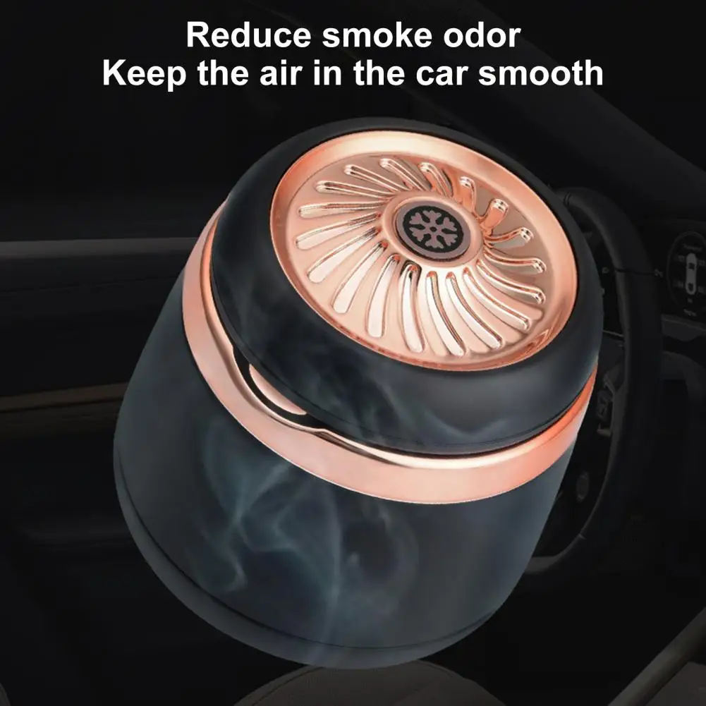 

Automatic Ashtray Useful High Temperature Resistant Convenient Ash Bucket Cigarette Ashtray for Automobiles