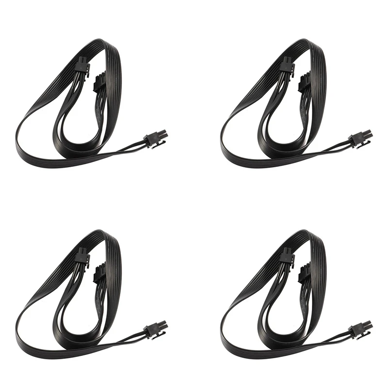 

AYHF-4 Pack Pcie 8Pin Power To Dual 6 + 2Pin Cable,8 Pin Male To Dual 8 Pin,GPU Кабель питания для модульного блока питания EVGA