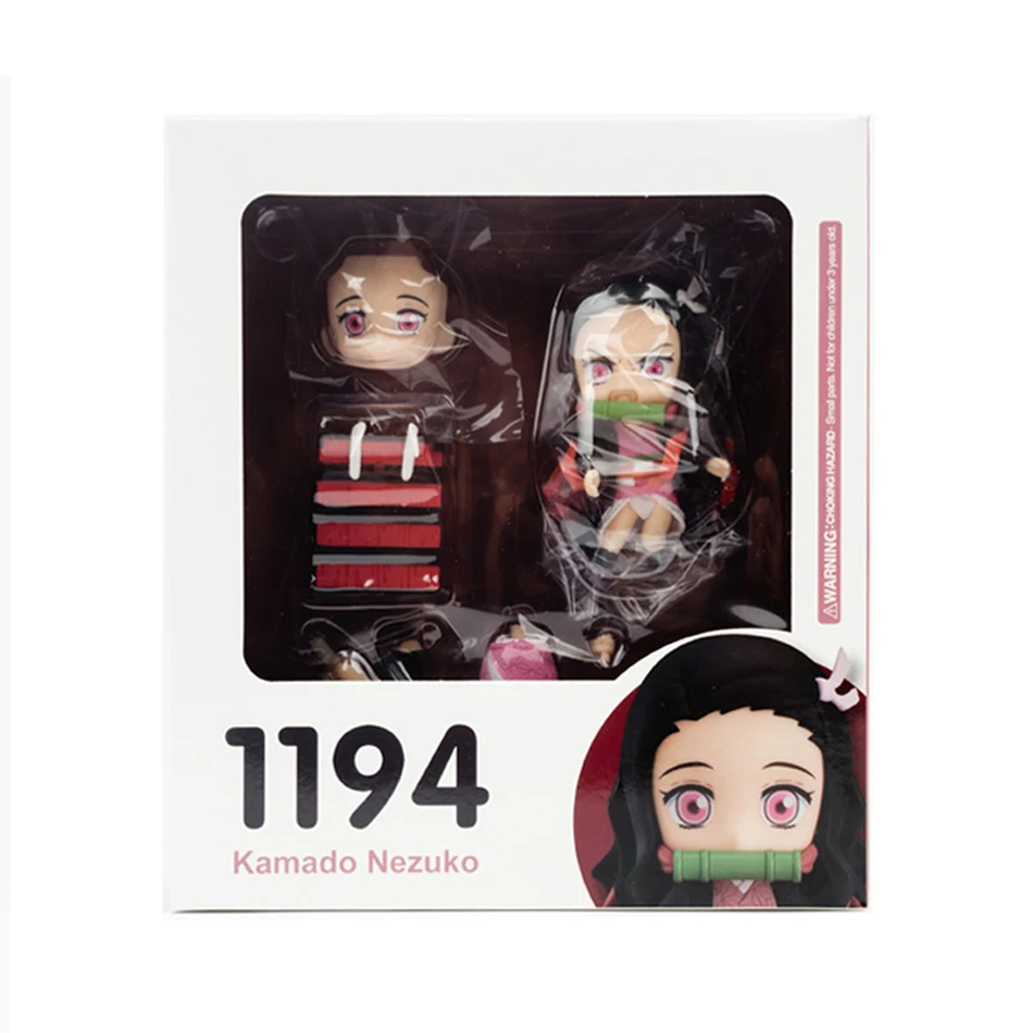 

Q version action character Zenitsu Agatsuma 1334 Kamado Tanjirou 1193 Nezuko 1194 action character collection model toy