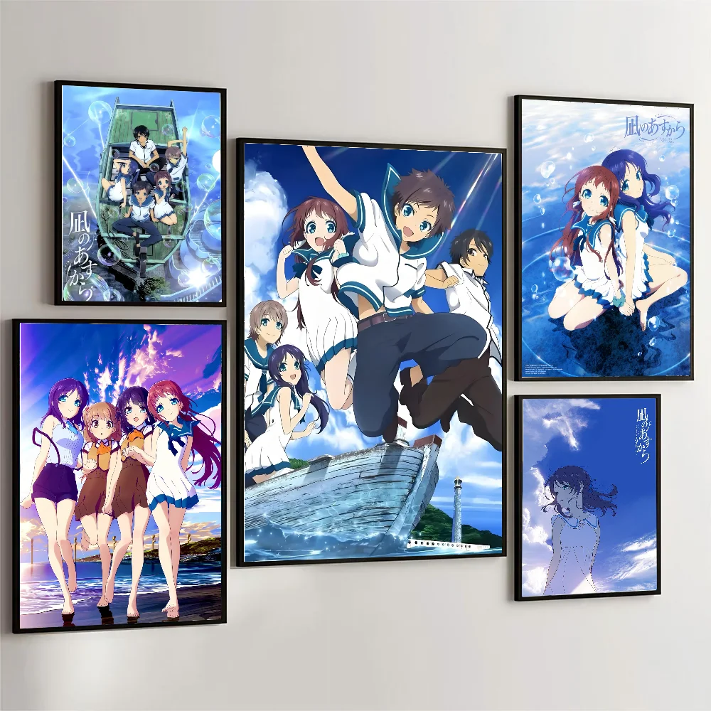 N-Nagi No A-Asukara Anime Manga Poster Wall Art Home Decor Room Digital Painting Living Restaurant Kitchen