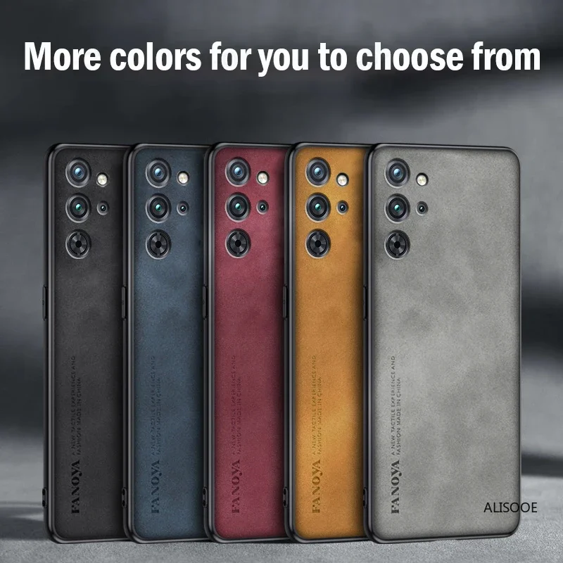 Frosted PU-Leather Funda for Nubia Red Magic 10 Pro Plus Case Matte Plastic Shockproof Back Cover RedMagic Pro+ |