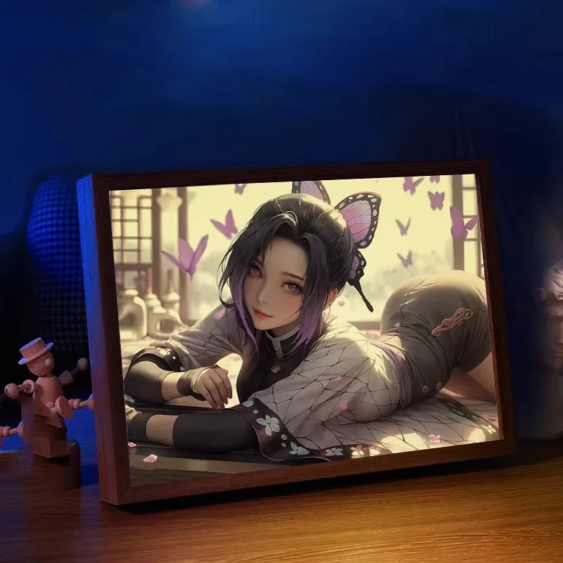 Фоторамка деревянная перезаряжаемая с USB-портом