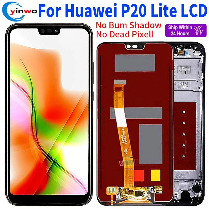 

100% Test 5.84" For Huawei P20 Lite/Nova 3e LCD Panels Display Touch Screen Digitizer Replacement Parts