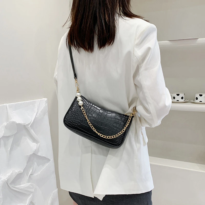 

Trendy Women Shoulder Bag Synthetic Leather Casual Ladies Handbag Zipper Fashion High Quality Crossbody Bag