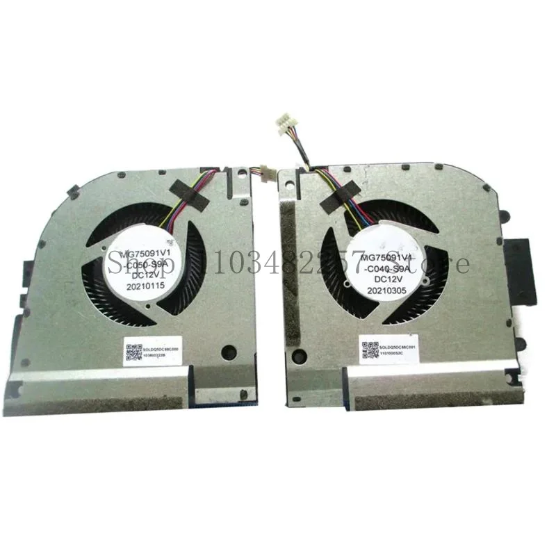 Вентилятор охлаждения процессора и графического WYORESY для Thunderobot TR ZERO 2021 RTX30