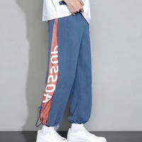 casual pants fashion high street fashionable drawstring jogger pants loose casual pants men s casual sports pants